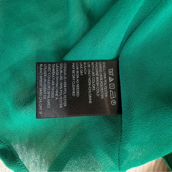 Formal Midi Dress emerald green size 8 sleeveless - Picture 5 of 15